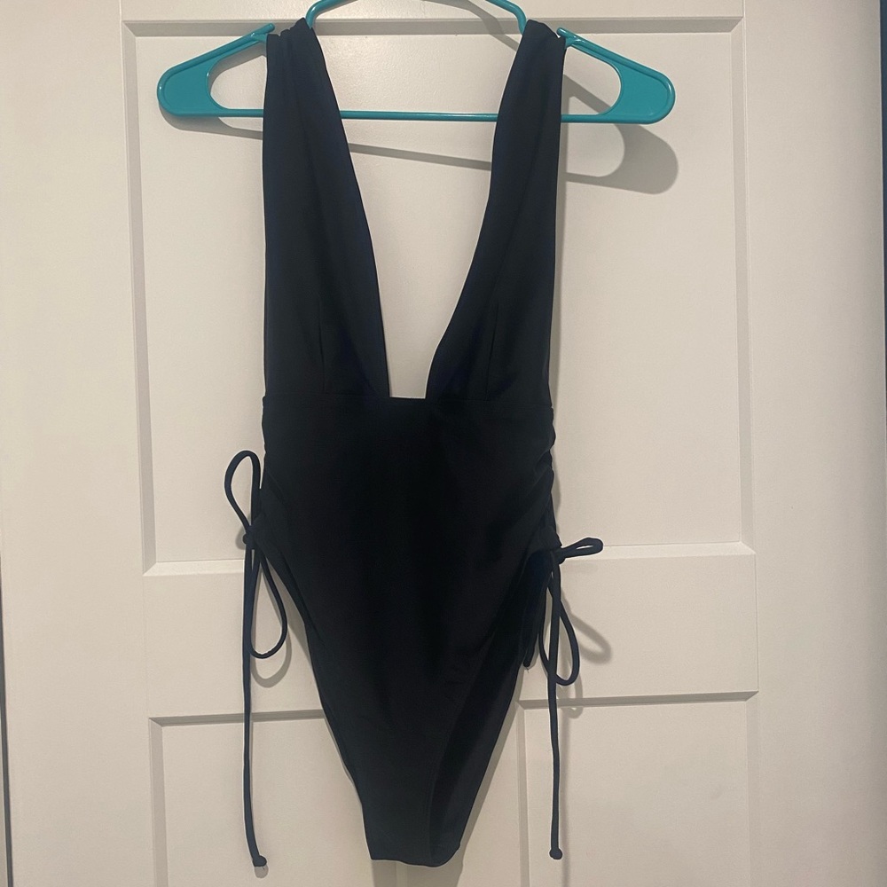 Forever 21 Black One-Piece Swimsuit